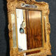 Miroir a pare closes époque régence en bois redoré  époque 1750 circa 60x52cm