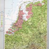 Map of the Netherlands 1962