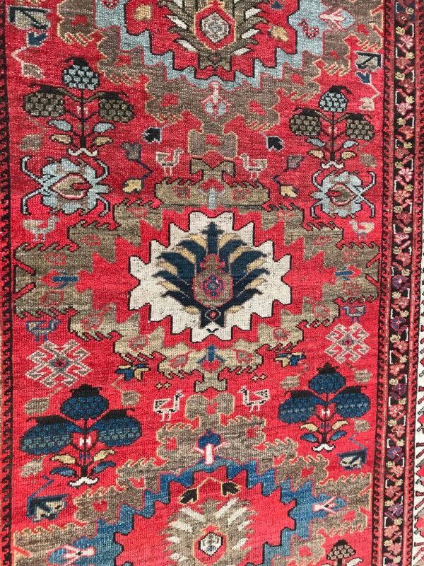 Former carpet Persian Malayer 19th century handmade 134 X 185 CM