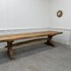 Solid oak bench from the 1950s