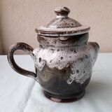 Enameled stoneware coffee pot