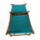 Duo de poufs en canne-rotin