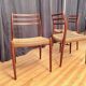 Set of three chairs, model 78, designed by Neils O. Möller, JL Møllers Møbe.