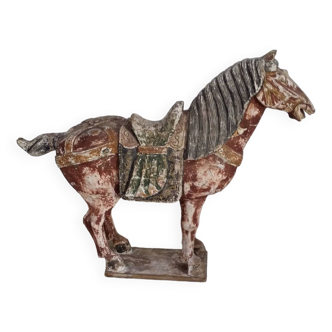 old wooden horse