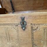 19th-century oak chest