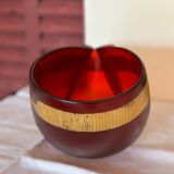 Sublime cup signed salviati murano, vintage model "pizzicati" 36 cm