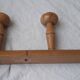 Wooden coat rack