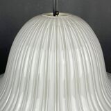 Vintage Murano glass tulip pendant lamp, Italy, 1970s.