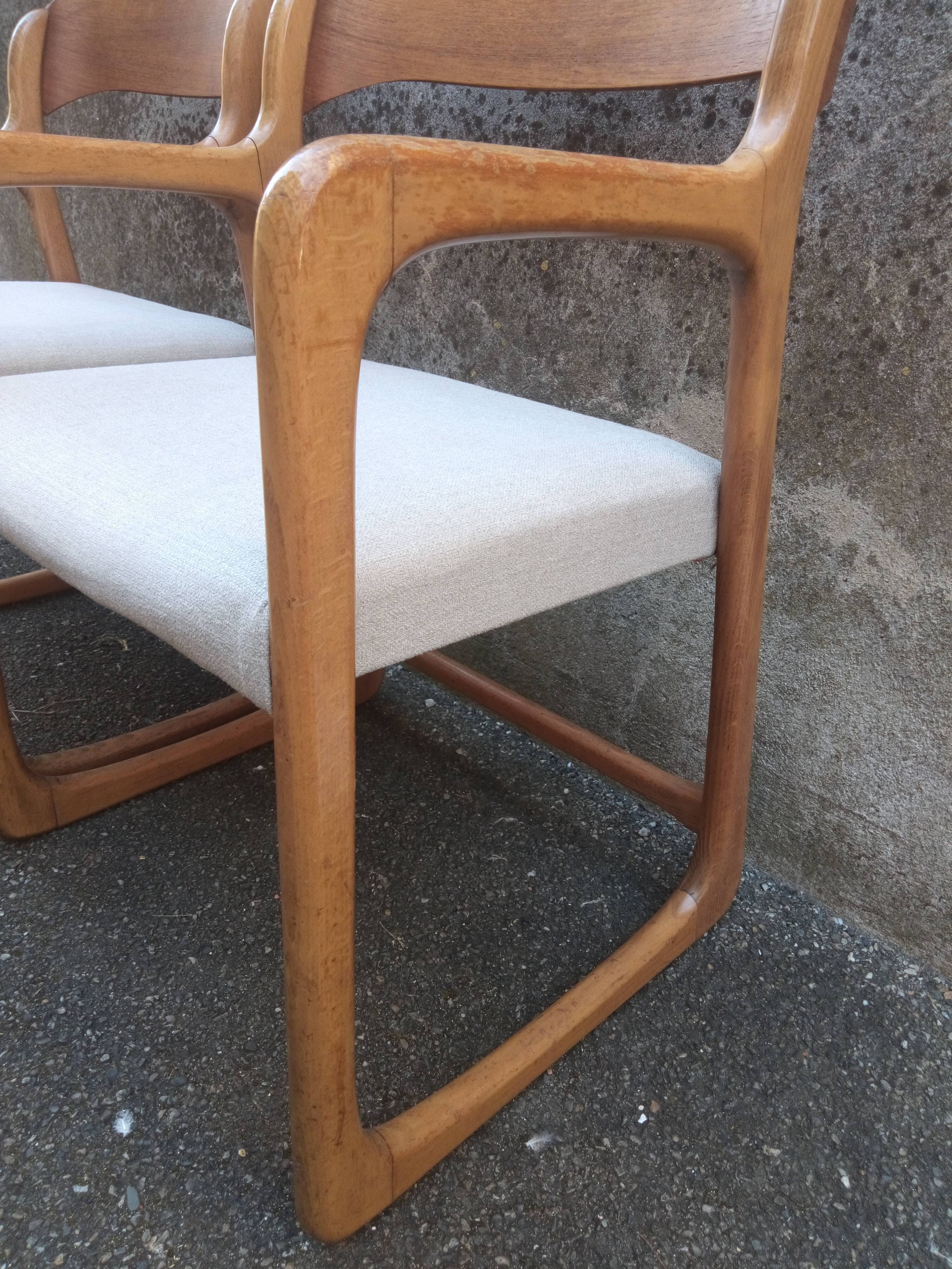 Pair of Baumann armchairs 1960