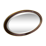 Art Deco oval mirror