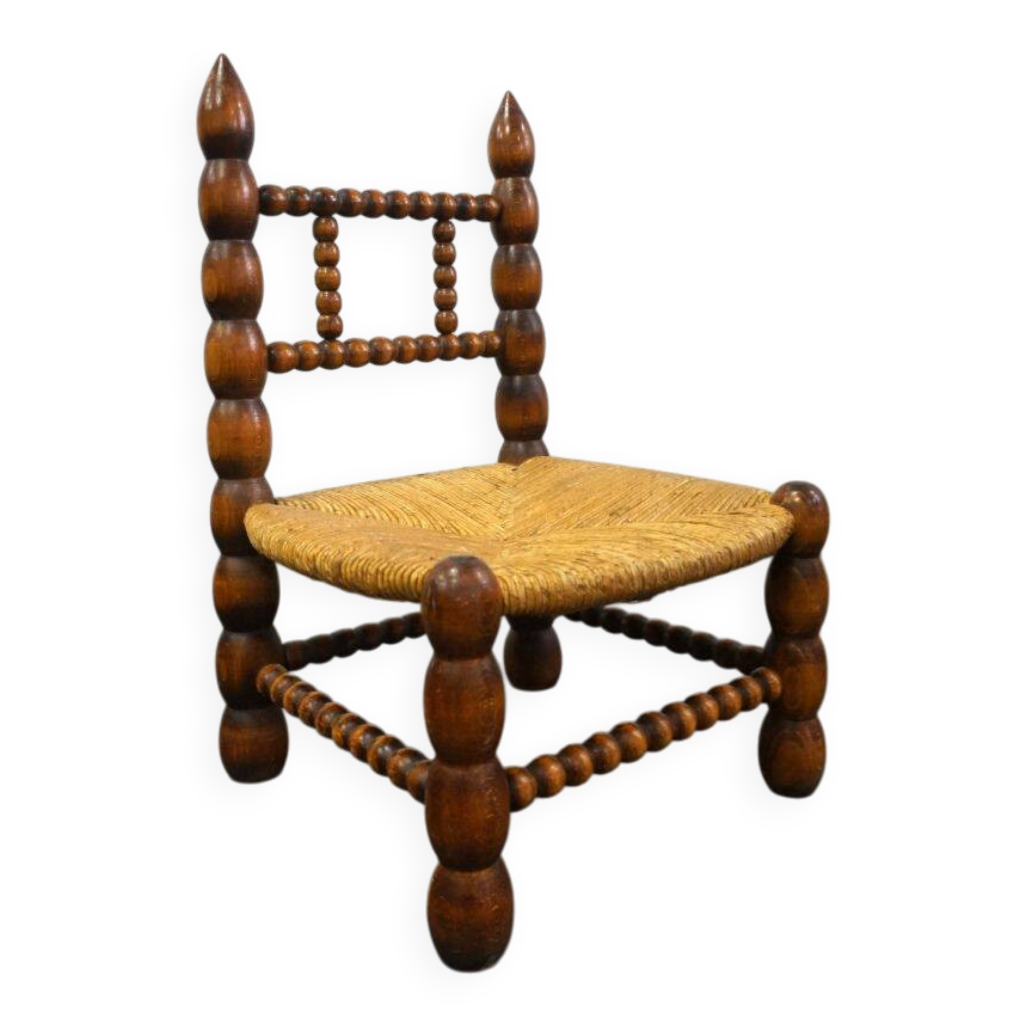 French low chair turned