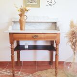 Old and beautiful marble console