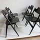 Wooden folding chairs SE18 by Egon Eiermann for Wilde & Spieth, Germany 1952.
