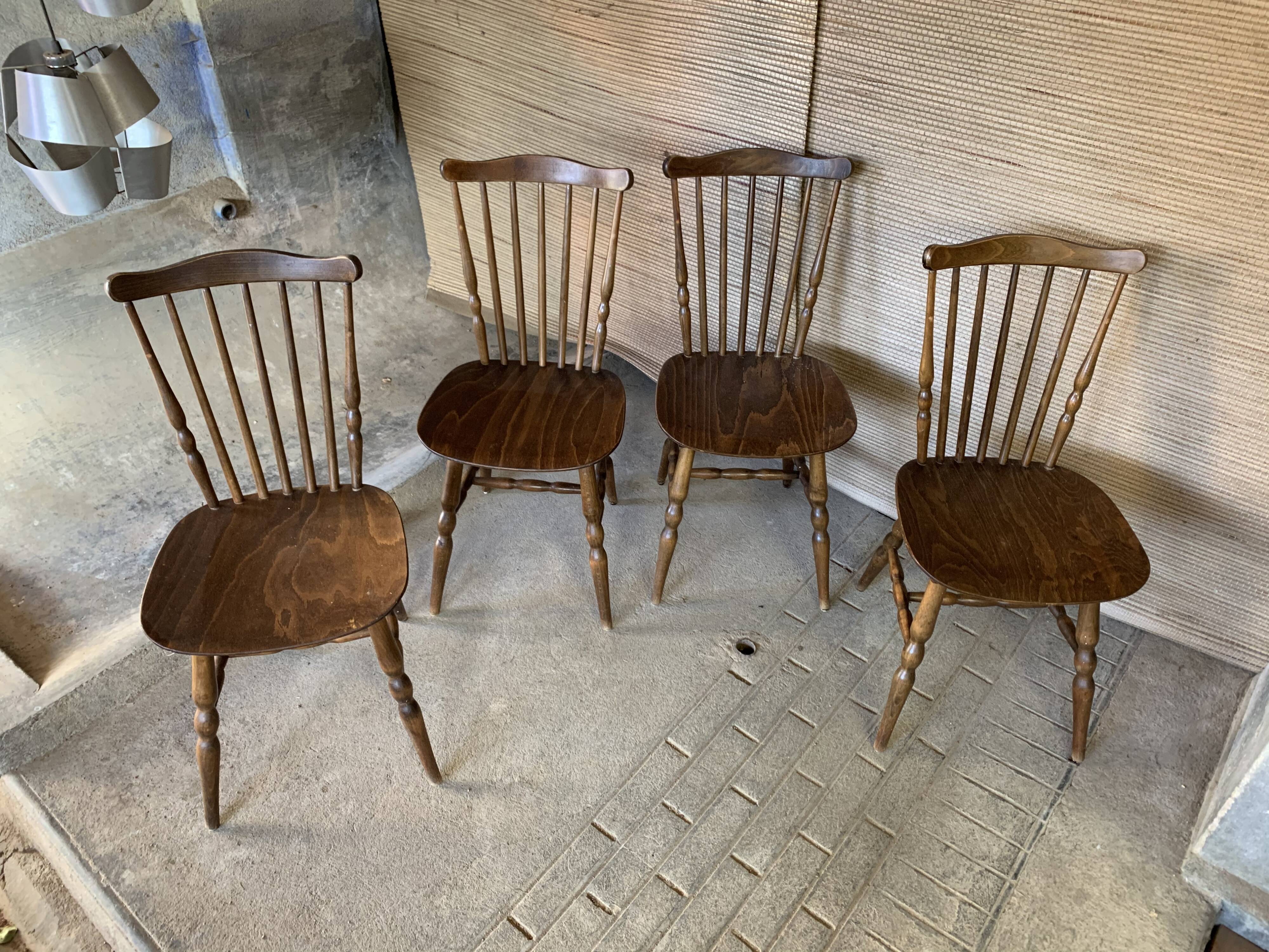 4 Baumann Tacoma model chairs