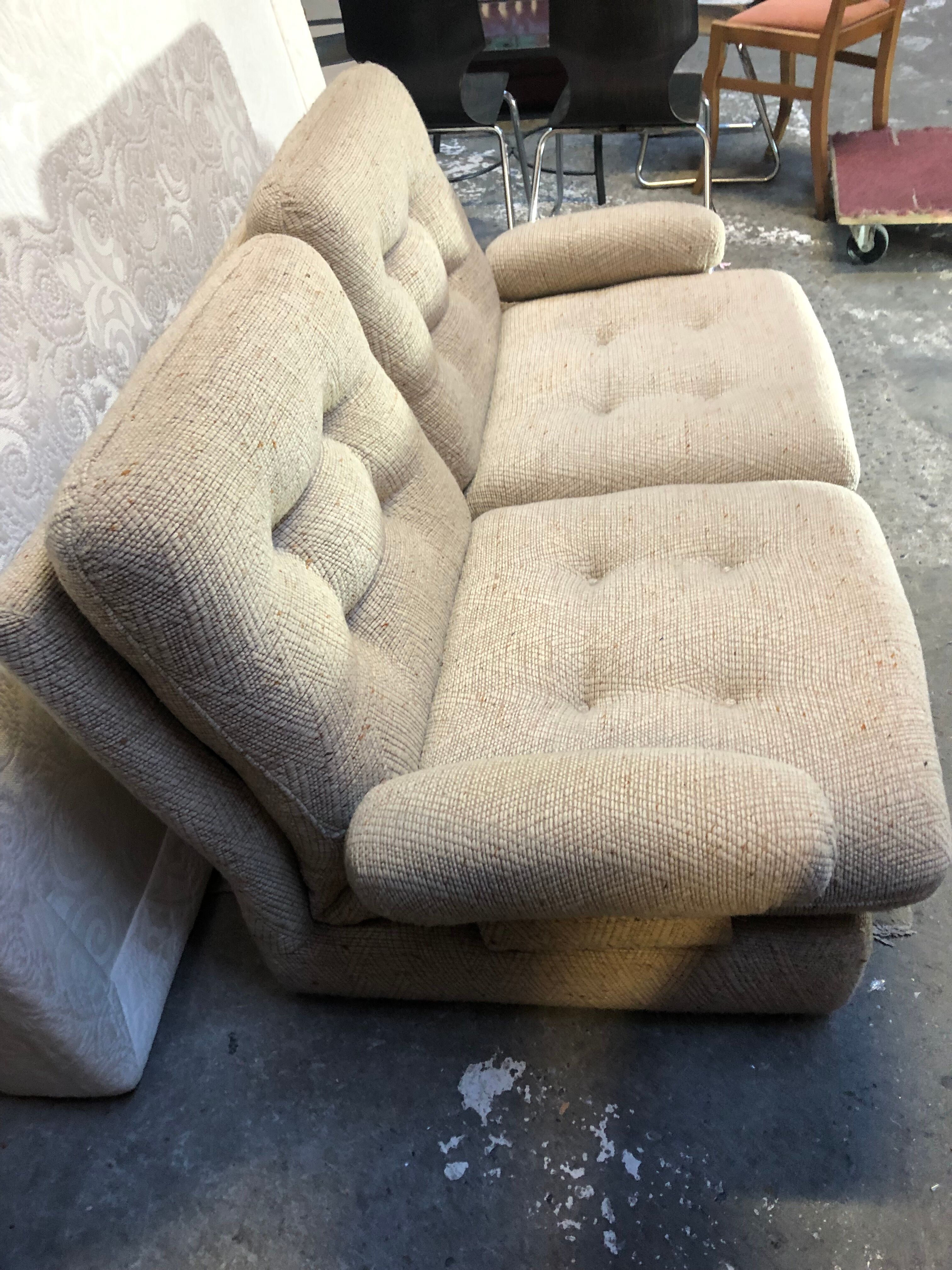 sofa 2 places fabrics steiner 1970