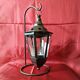 Lantern table candlestick or hanging wrought iron inside exterior 32 cm