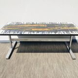 Belarti tiled coffee table. Vintage 60s