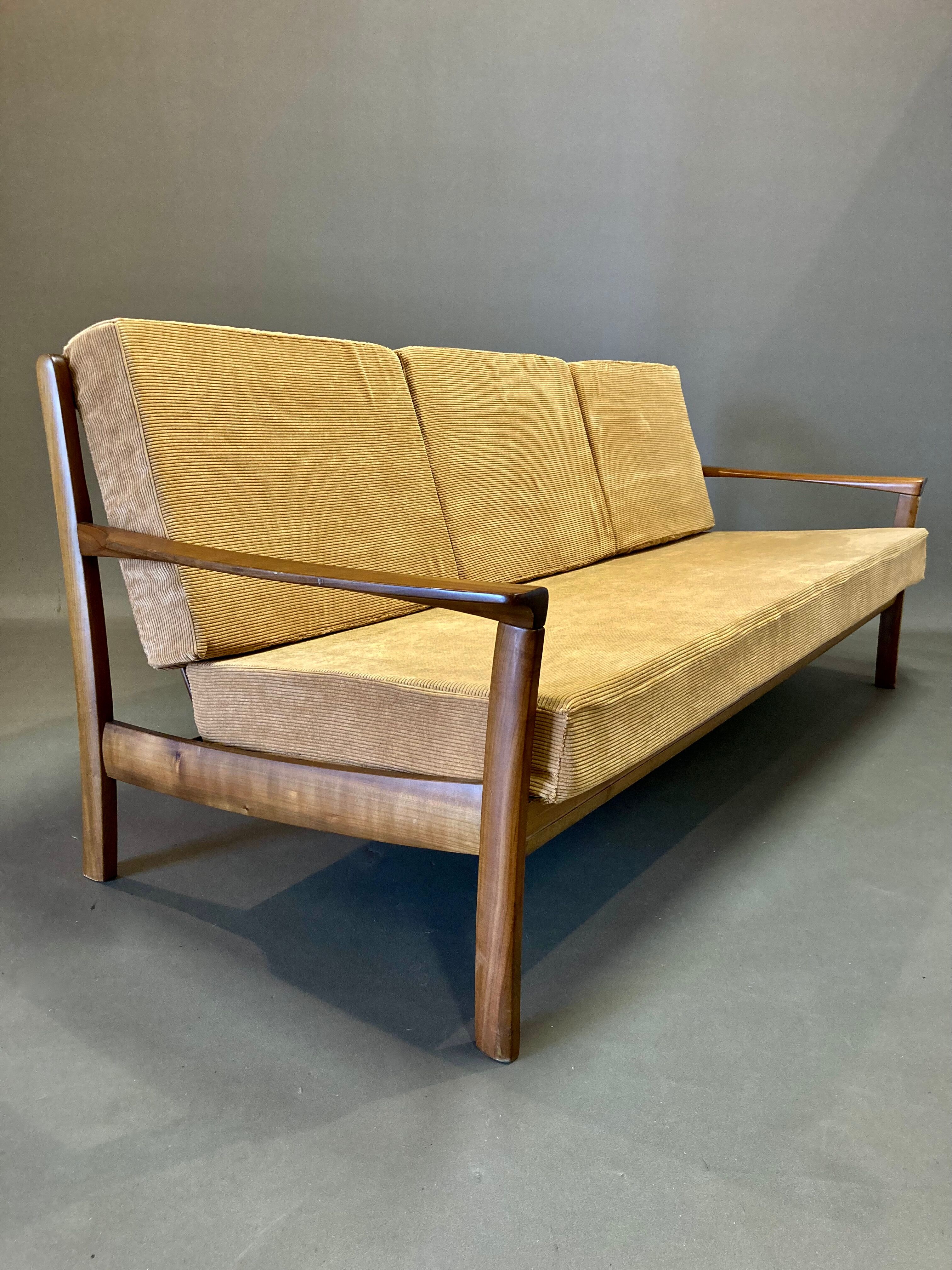 3-seater Scandinavian design sofa 1950.