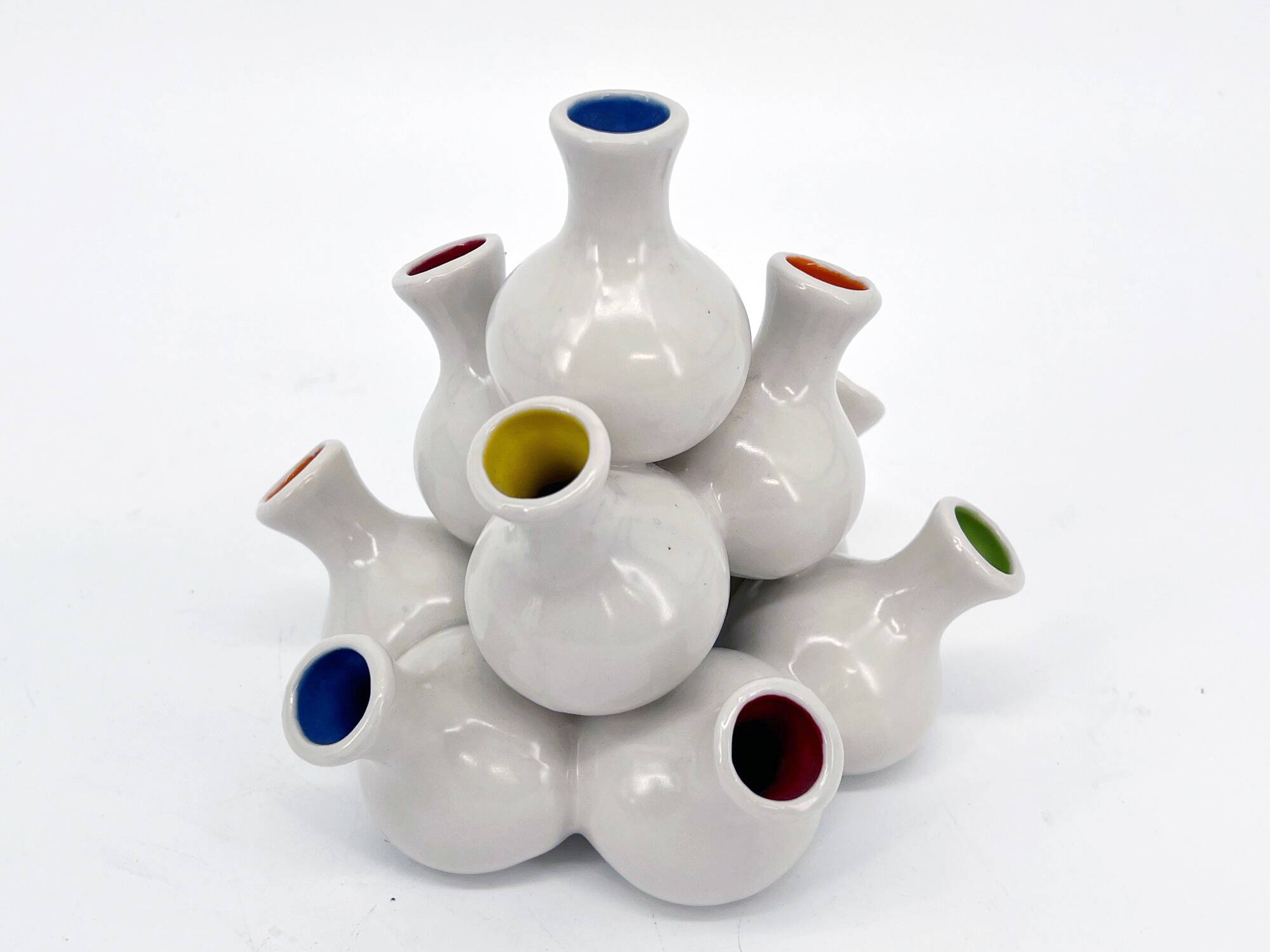 Vintage Tulip Vase • Ceramic • 1980's