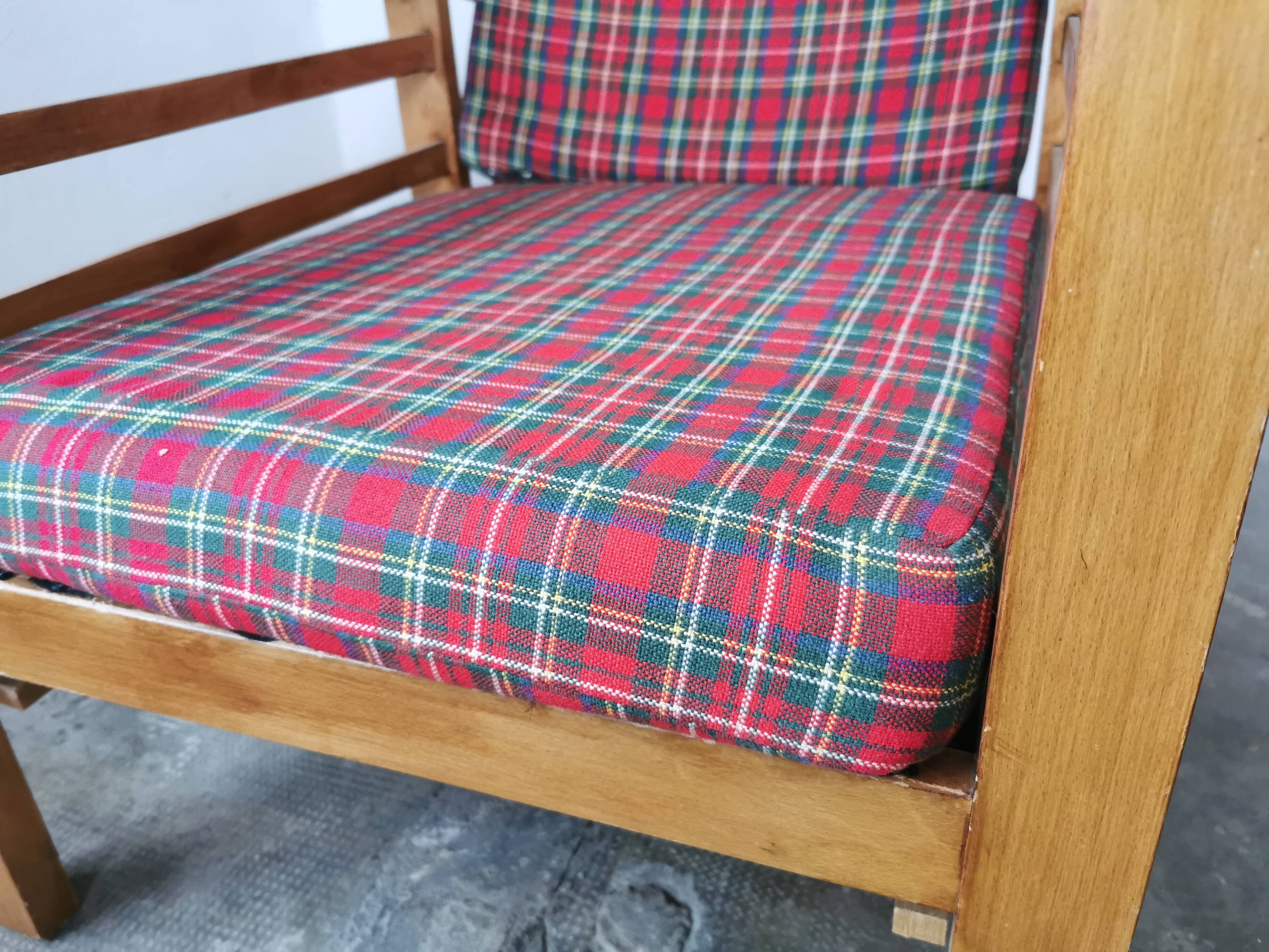 Vintage Scottish reclining armchair 1960s
