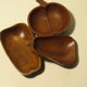 Set of 3 teak bowls from the 1970s