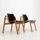 Une paire de chaises "Wilhelmina" - Ilmari Tapiovaara