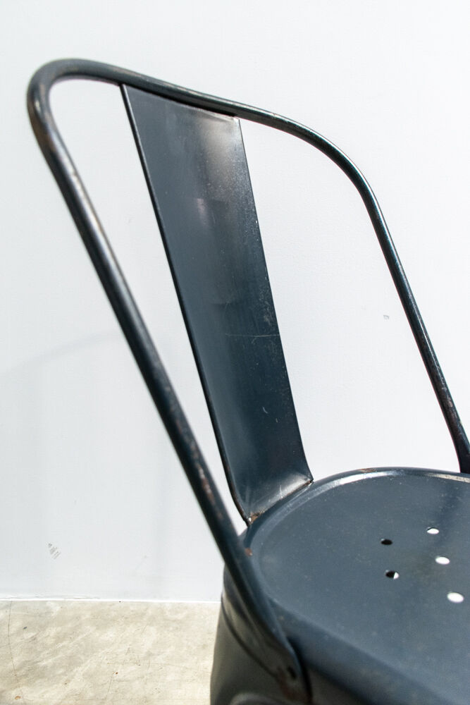 Series of six chairs Tolix Xavier Pauchard 1960'