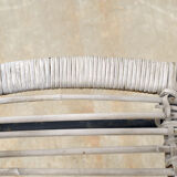 Mid century rattan stool by Alan Fuchs for Uluv 1960´s Czechoslovakia
