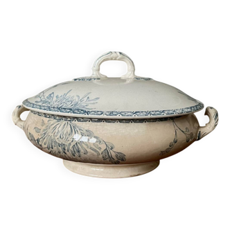 Creil & Montereau iron earth soup tureen