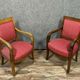 Fauteuils de bureau époque empire en acajou vers 1810  j