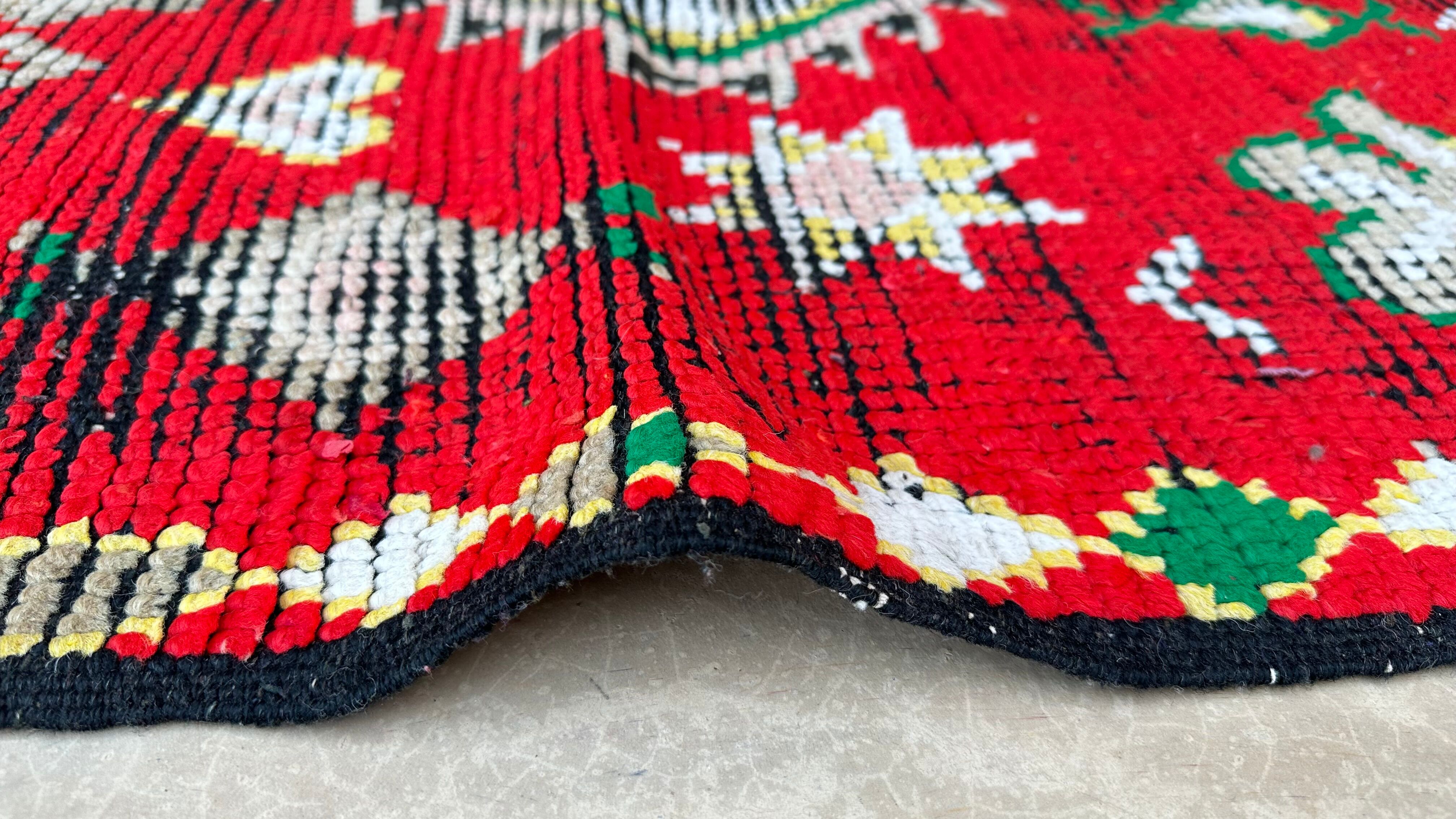 Moroccan carpet - 82 x 320 cm