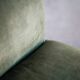 Vintage suede leather armchair, Italy, 1970s