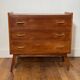 Vintage chest of drawers with compass feet