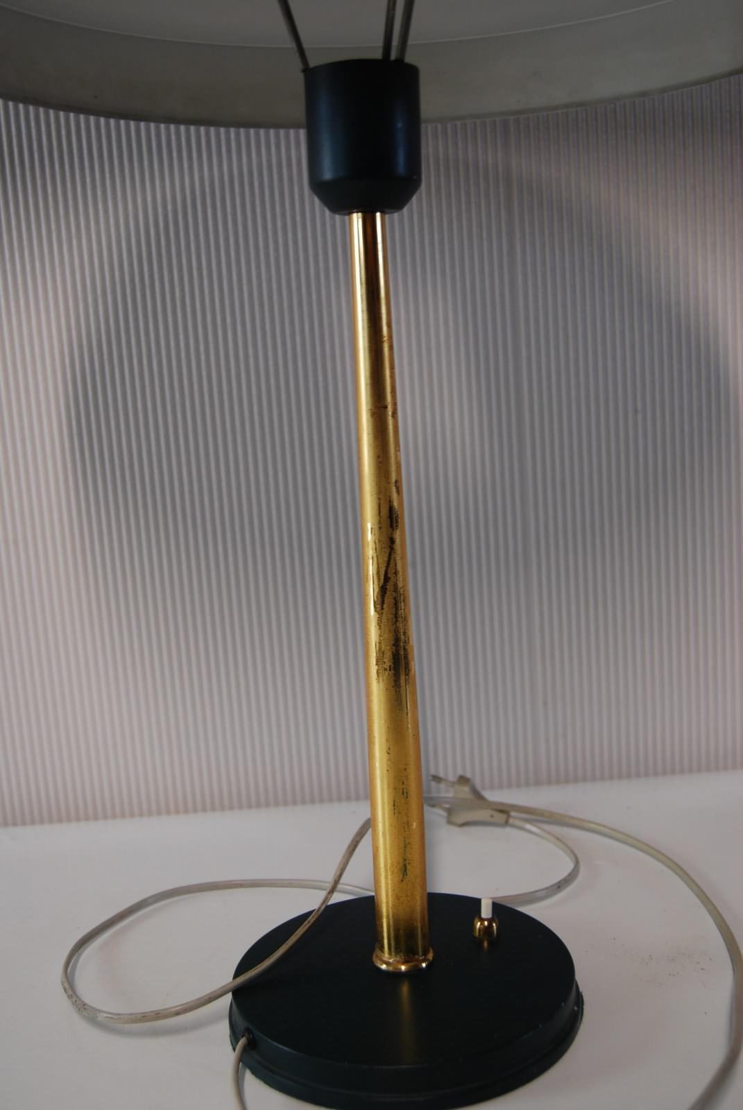 Philips table lamp metal by Louis Kalff 1960