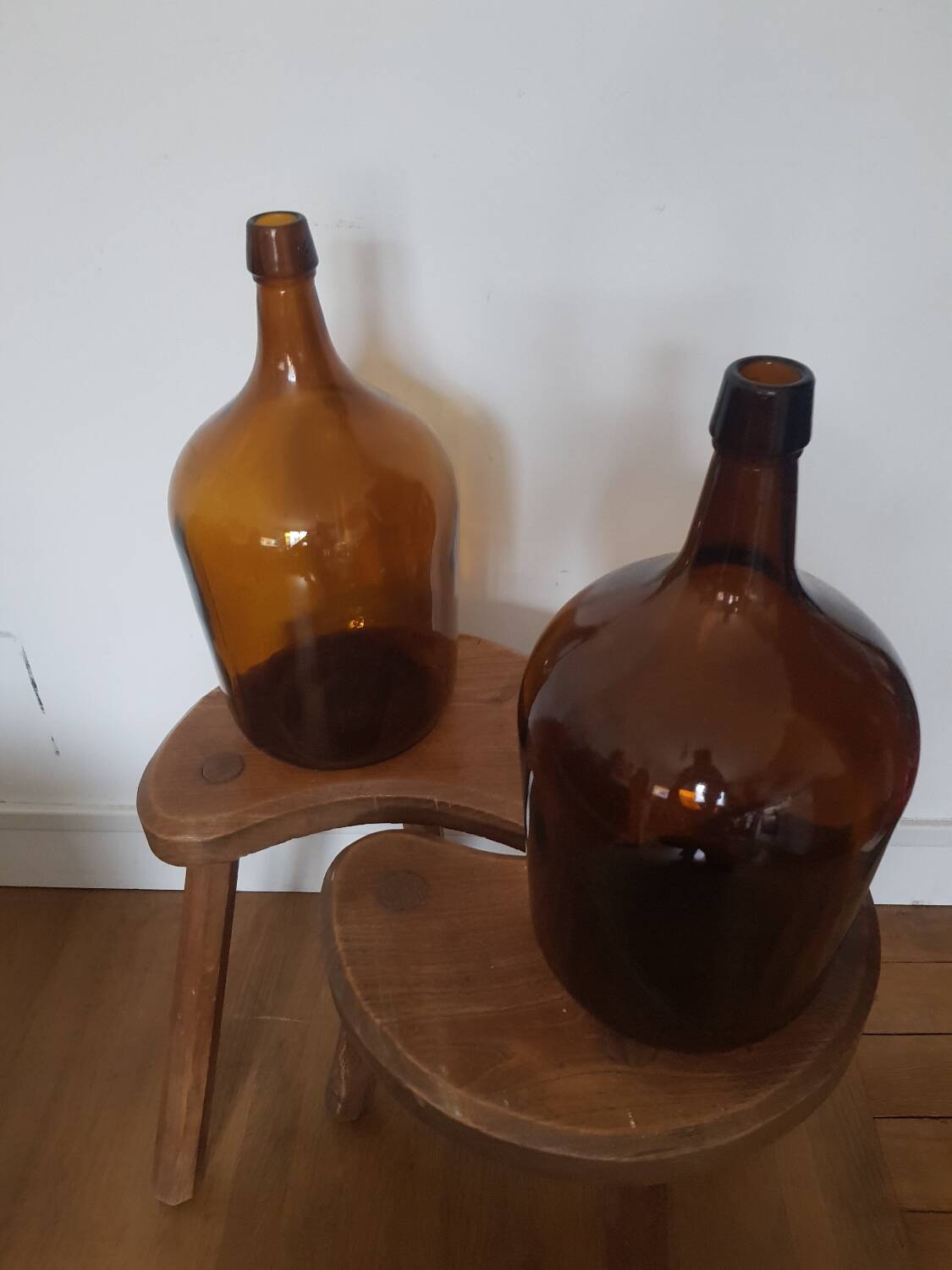 Vintage amber carboy