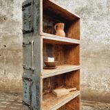 Industrial cabinet bookcase