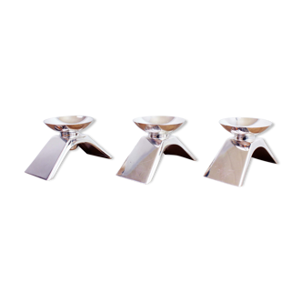 Set of 3 candle holders from Kurt Radtke edited by WMF