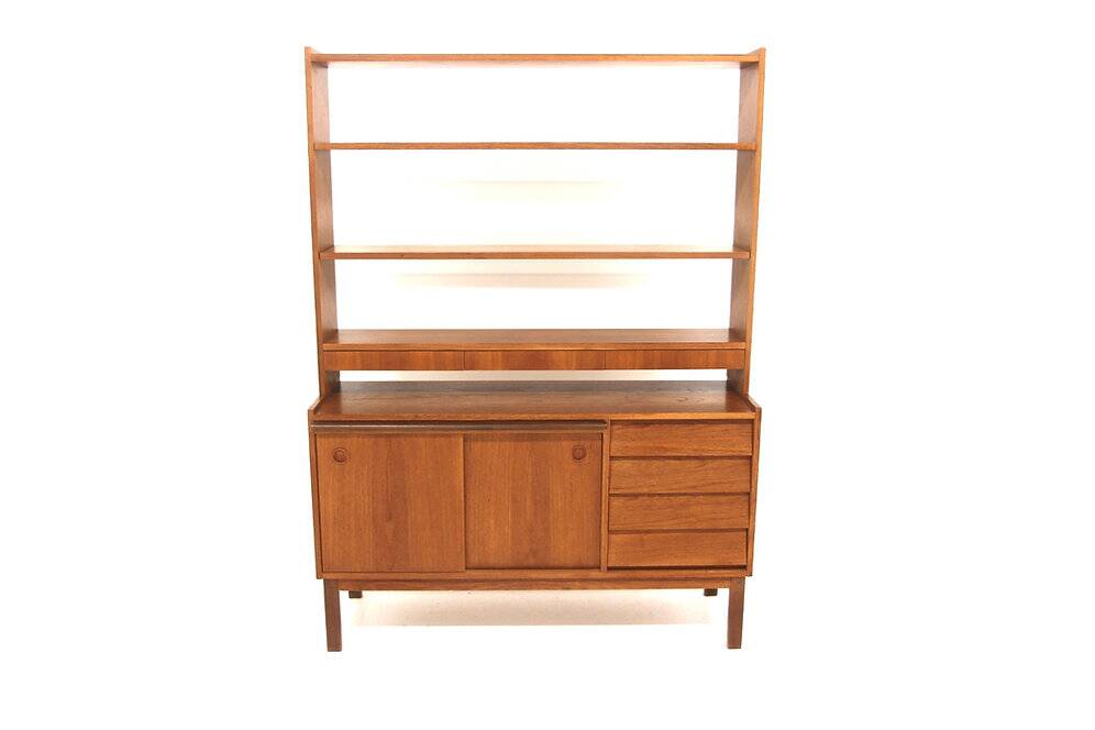 Scandinavian teak secretary desk, Sweden, 1960