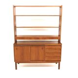 Scandinavian teak secretary desk, Sweden, 1960