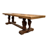 1950s mountain table in solid elm