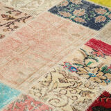Tapis patchwork turc fait à la main 210 cm x 300 cm