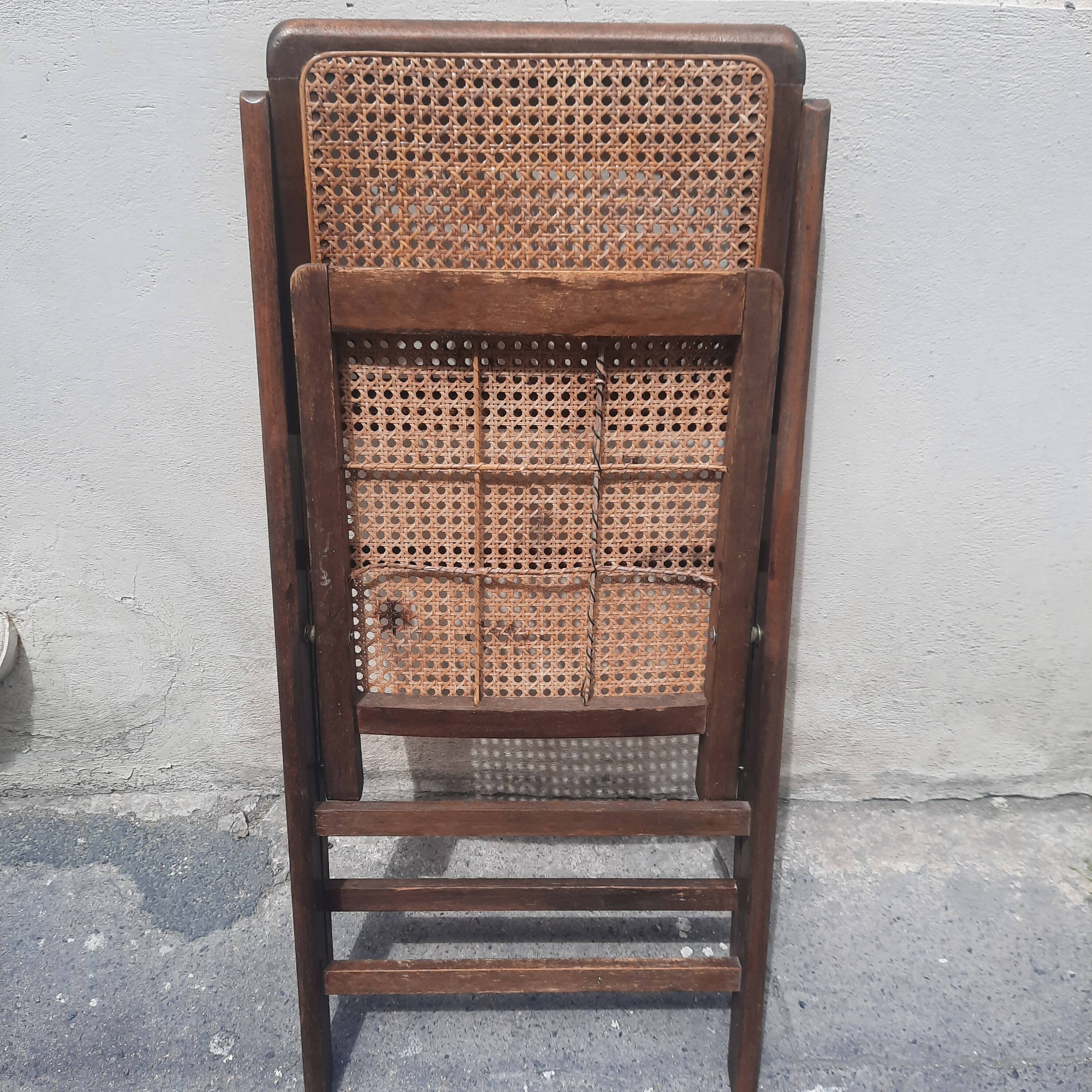 Chaise pliante vintage