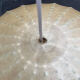 Modern mid-century German cocoon pendant lamp by Friedel Wauer for Goldkant Leuchten, 1960s.