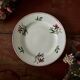 Composition de 9 assiettes plates terre de fer Badonviller et Digoin