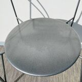 Pair of 'Silver Moon' chairs by Pascal Mourgue - Fermob. Vintage 80s.