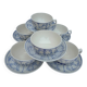 Set of 6 Copenhagen coffee cups Boch Frères