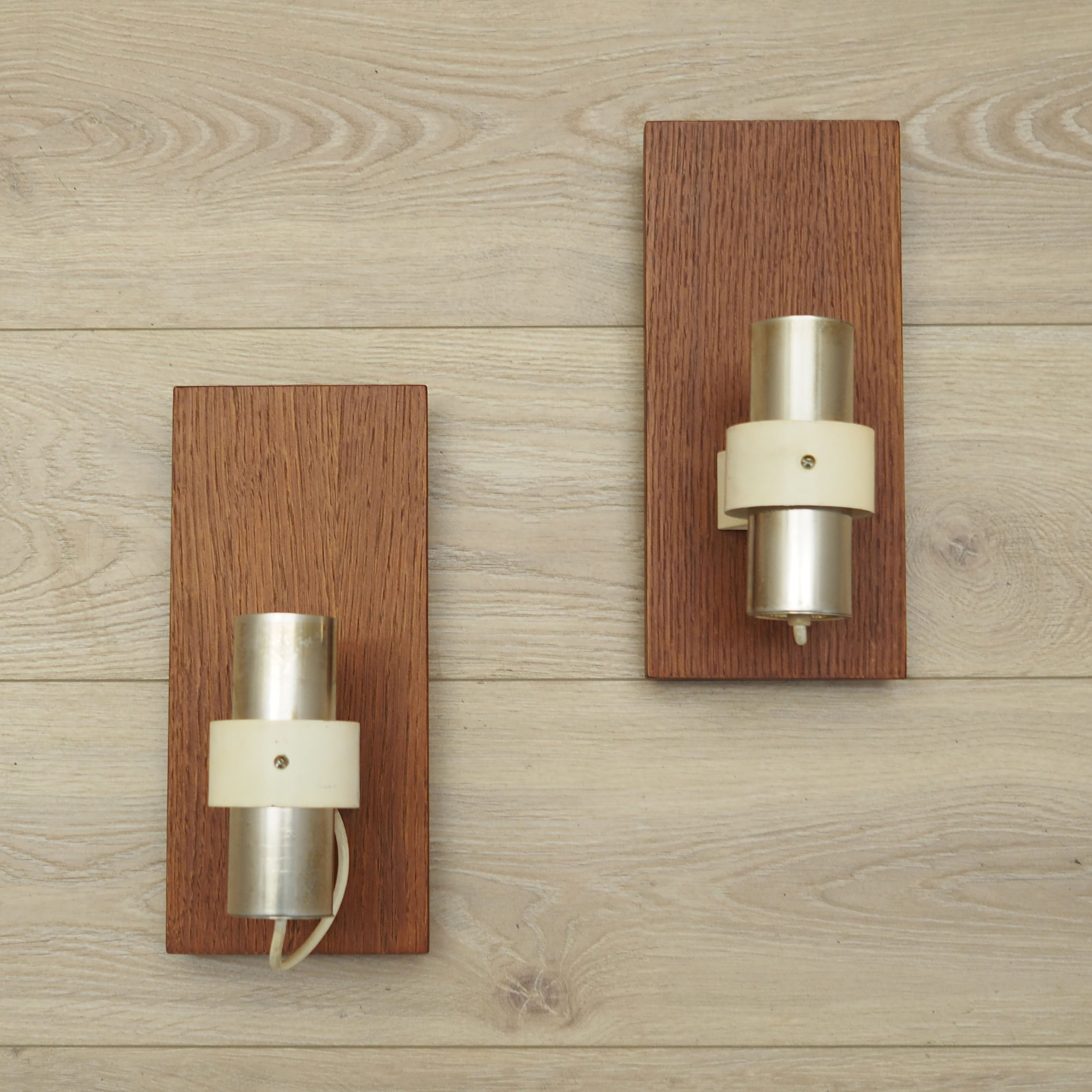Set of two wall lamps, Danish design, 1960s, Denmark