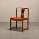 Steen Eiler Rasmussen Rosewood with leather dining chairs Model 700