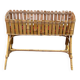 Vintage plant stand in rattan and bamboo, Bohemian 1970s.