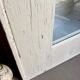 White wooden mirror 245 x 125 cm